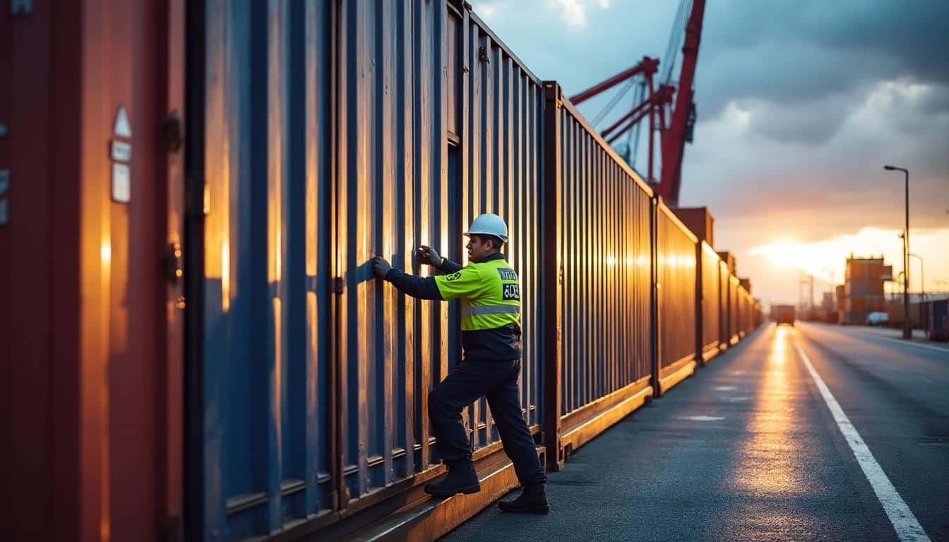 Illustration: Les dimensions standards des conteneurs maritimes : longueur, largeur et hauteur expliquées