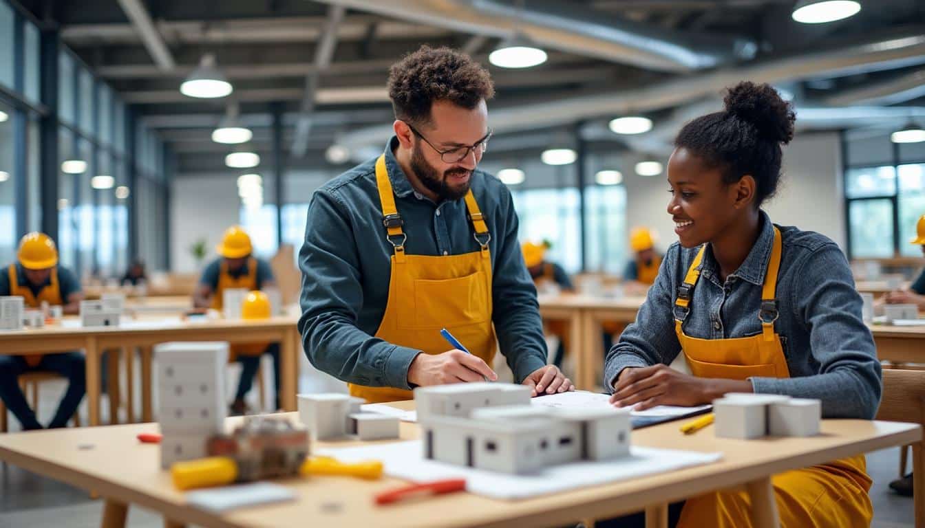 Illustration: Pourquoi choisir le centre de formation du BTP CFA Afra pour votre avenir dans le bâtiment ?