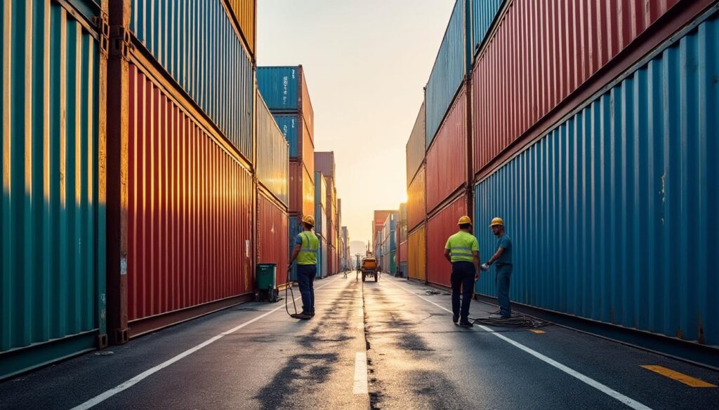Largeur du conteneur : guide complet pour le transport maritime